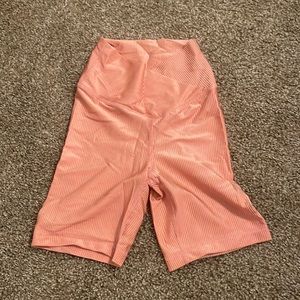 High waisted biker shorts